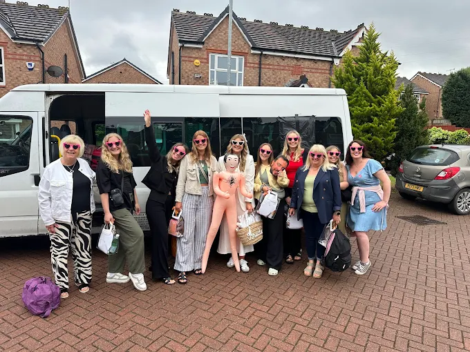 Customer review screenshot for Harrogate minibus hire